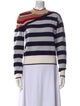 Veronica Beard Merino Wool Striped Sweater