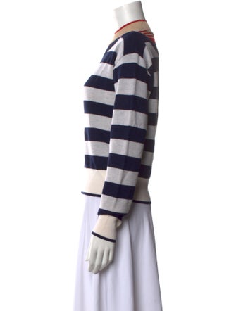 Veronica Beard Merino Wool Striped Sweater