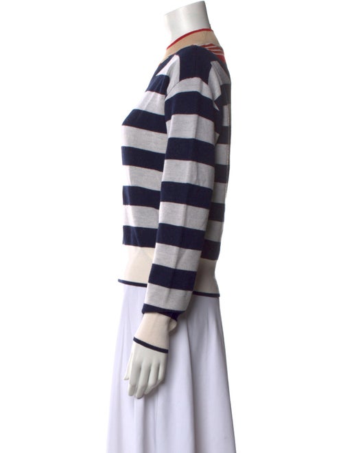 Veronica Beard Merino Wool Striped Sweater
