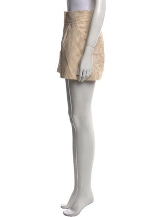 Veronica Beard Striped Mini Shorts