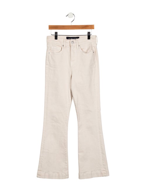 Veronica Beard Mid-Rise Straight Leg Jeans