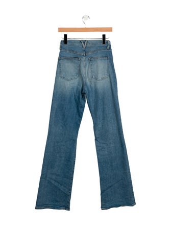 Veronica Beard High-Rise Wide Leg Jeans