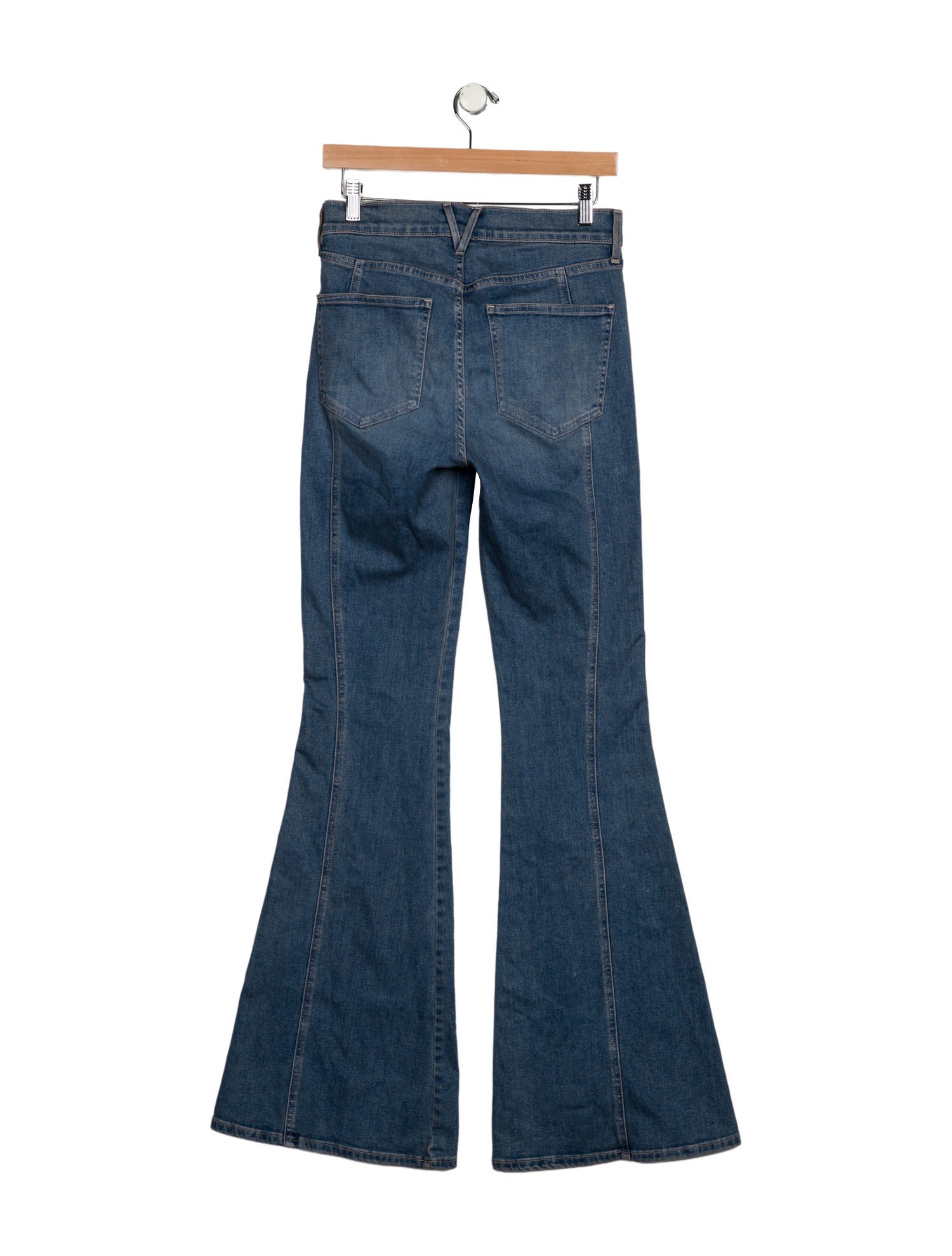 Veronica Beard Mid-Rise Wide Leg Jeans