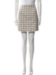 Veronica Beard Tweed Pattern Mini Skirt