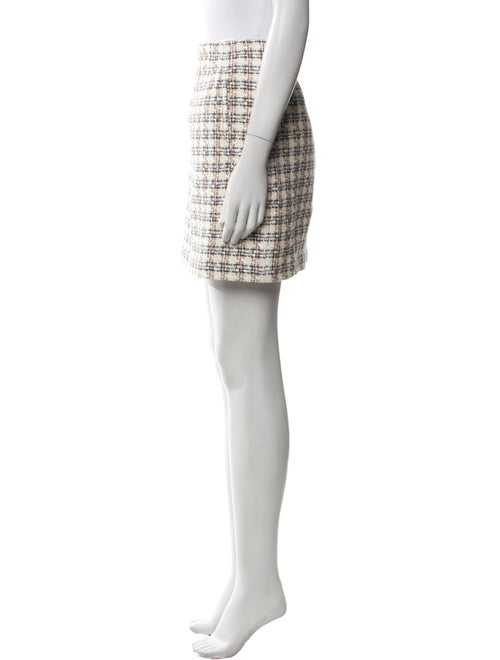 Veronica Beard Tweed Pattern Mini Skirt