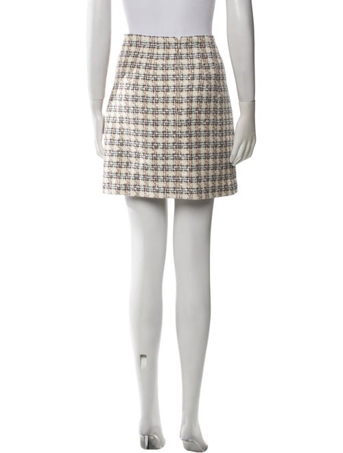 Veronica Beard Tweed Pattern Mini Skirt
