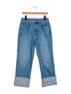Veronica Beard Mid-Rise Wide Leg Jeans
