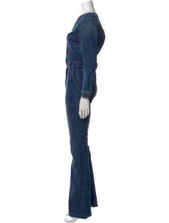 Veronica Beard V-Neck Jumpsuit