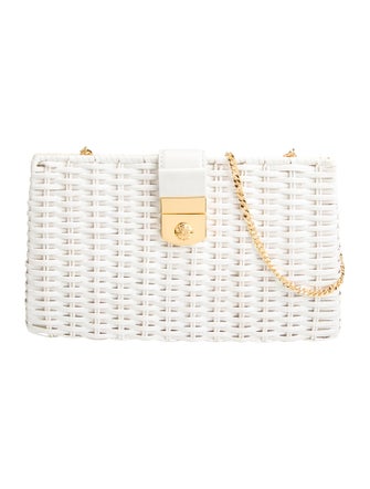 Veronica Beard Wicker Clutch