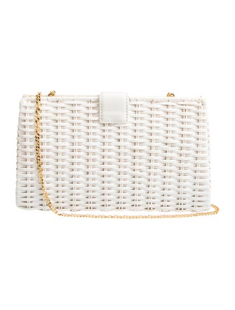 Veronica Beard Wicker Clutch