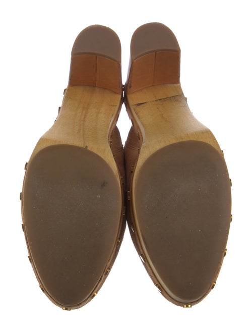 Veronica Beard Suede Studded Accents Mules