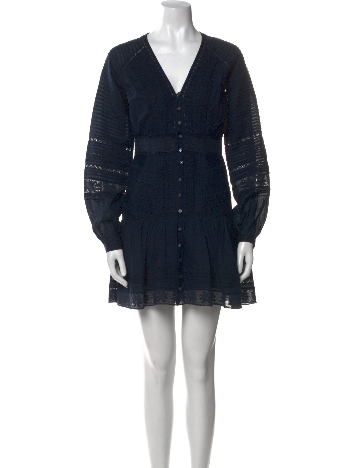 Veronica Beard V-Neck Mini Dress