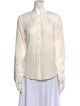 Veronica Beard Silk Crew Neck Blouse
