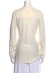 Veronica Beard Silk Crew Neck Blouse