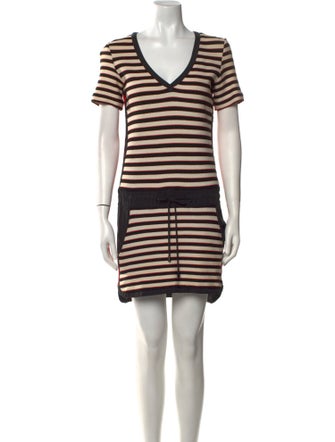 Veronica Beard Striped Mini Dress
