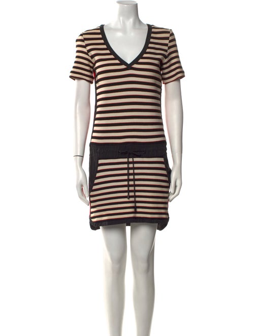 Veronica Beard Striped Mini Dress