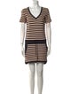 Veronica Beard Striped Mini Dress