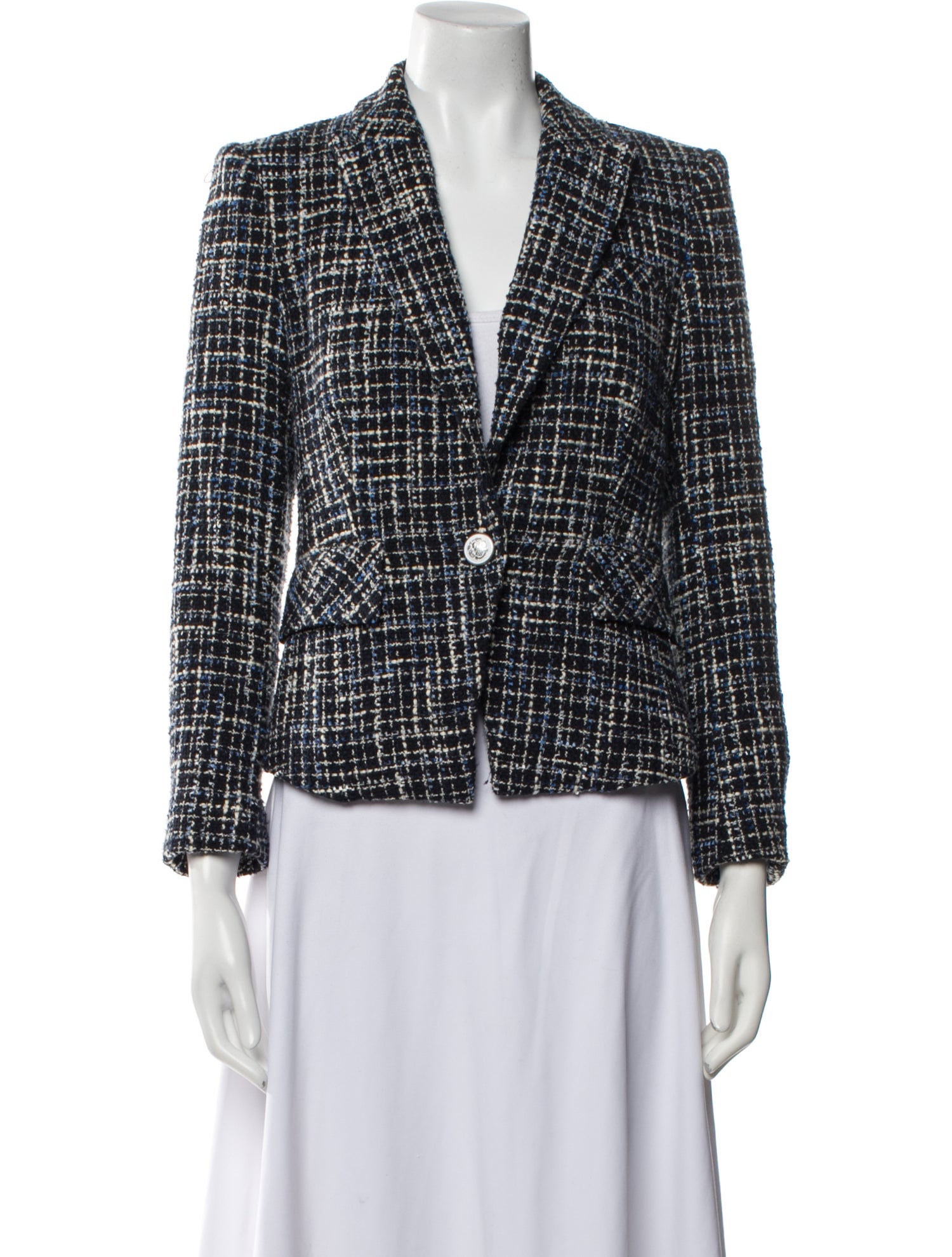 Veronica Beard Tweed Pattern Blazer