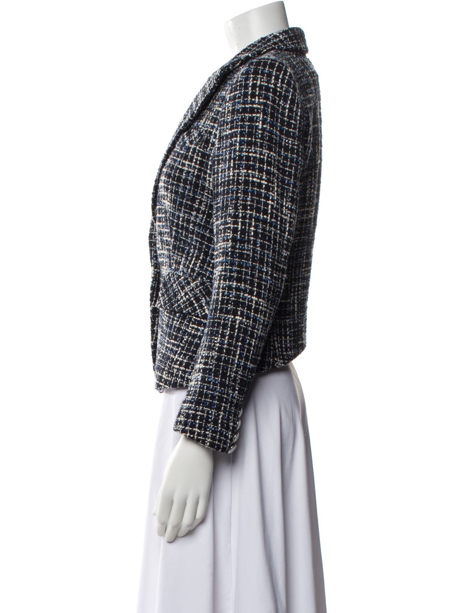 Veronica Beard Tweed Pattern Blazer