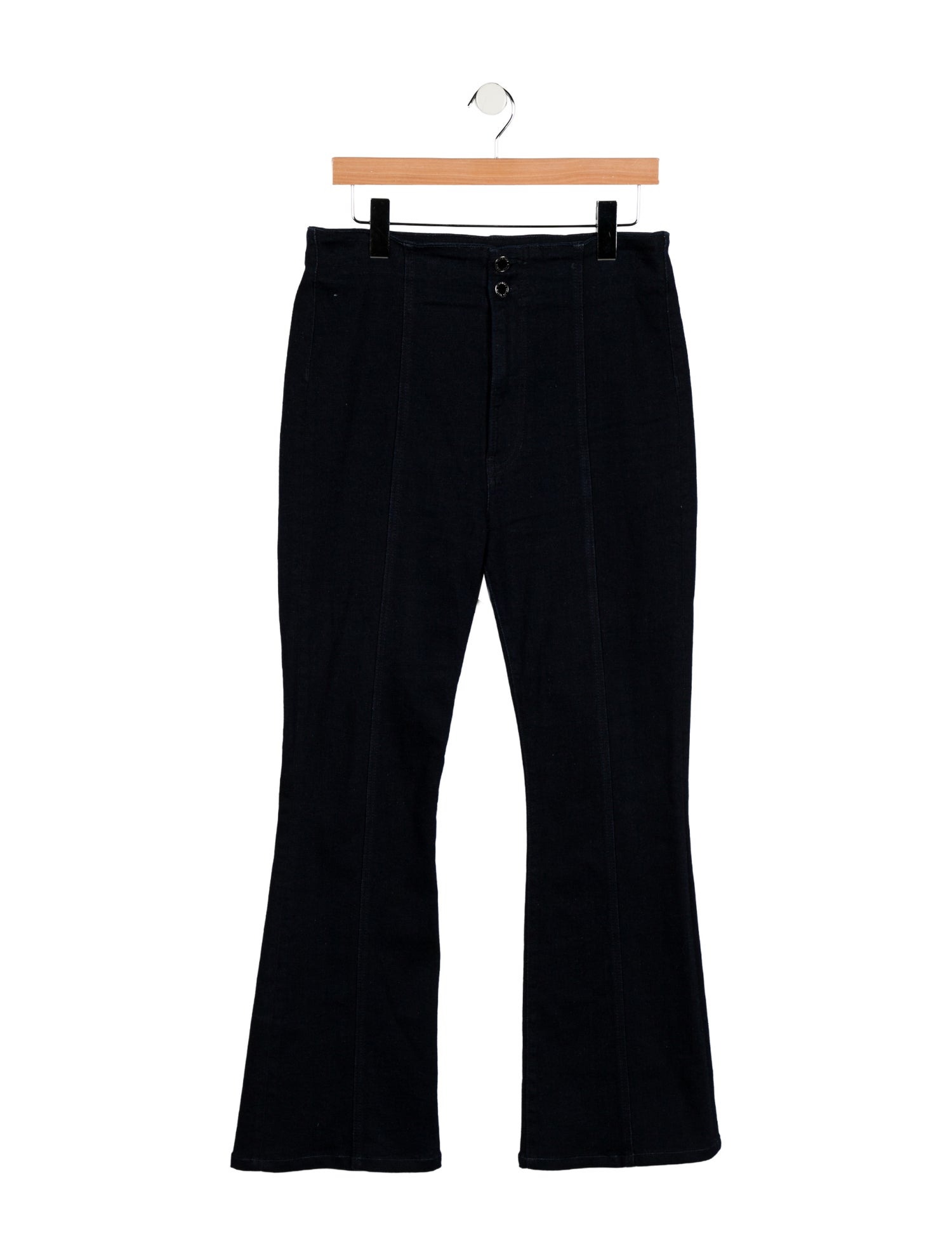 Veronica Beard High-Rise Wide Leg Jeans