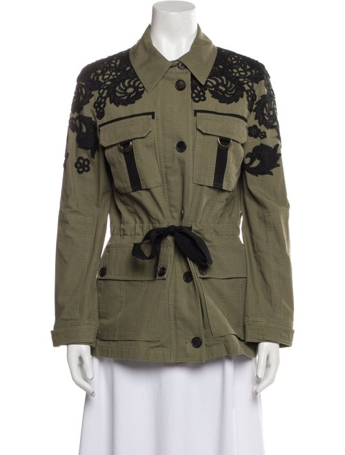 Veronica Beard Printed Utility Jacket
