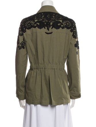 Veronica Beard Printed Utility Jacket