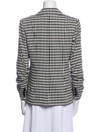 Veronica Beard Plaid Print Blazer