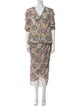 Veronica Beard Silk Floral Print Skirt Set