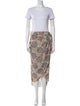 Veronica Beard Silk Floral Print Skirt Set