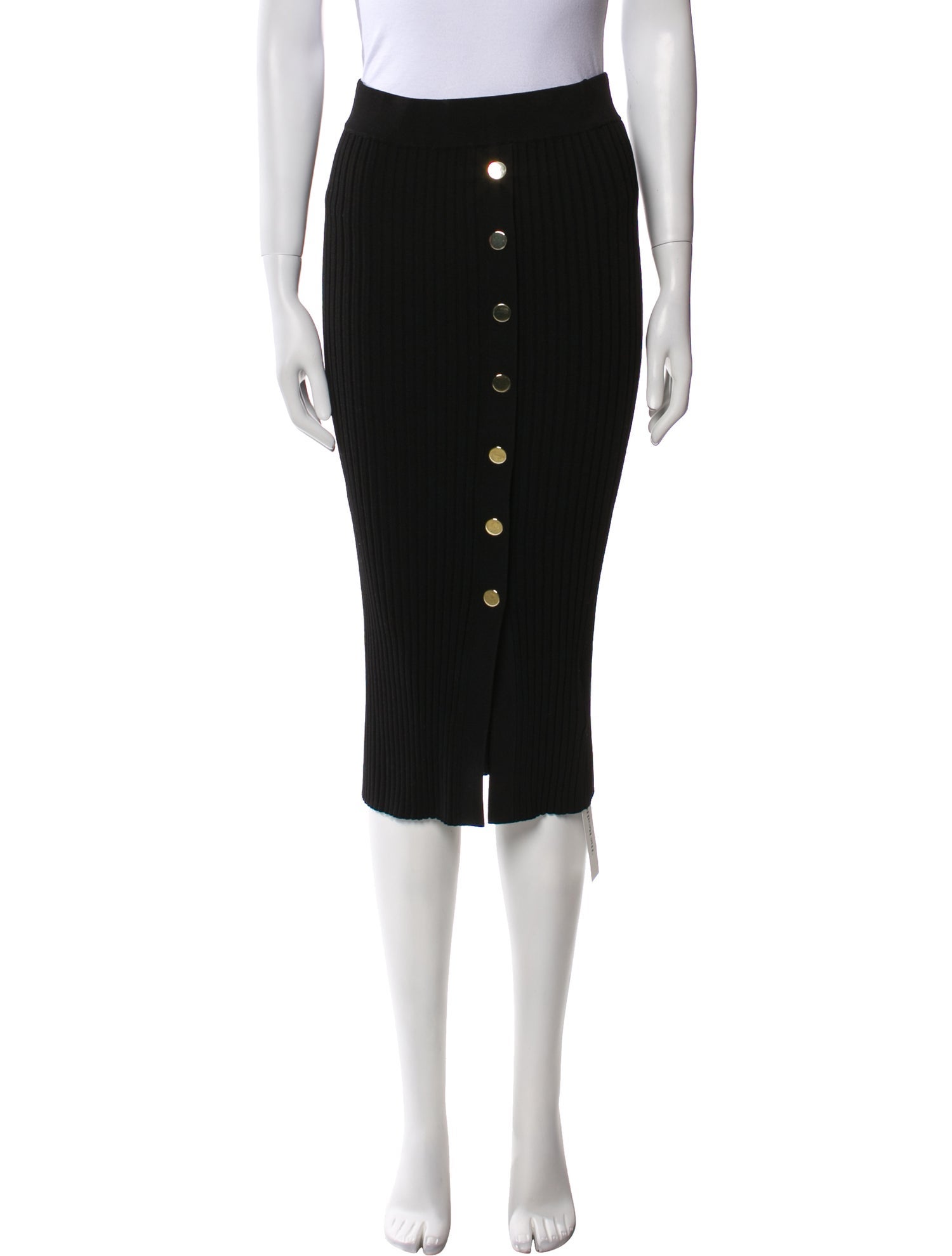 Veronica Beard Studded Accents Knee-Length Skirt