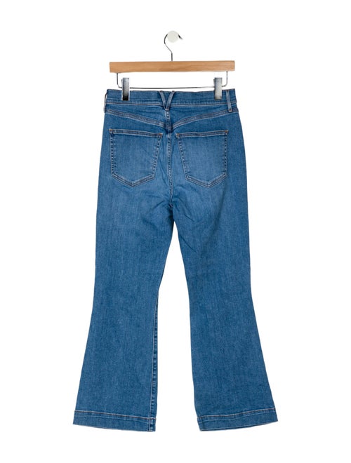 Veronica Beard High-Rise Wide Leg Jeans