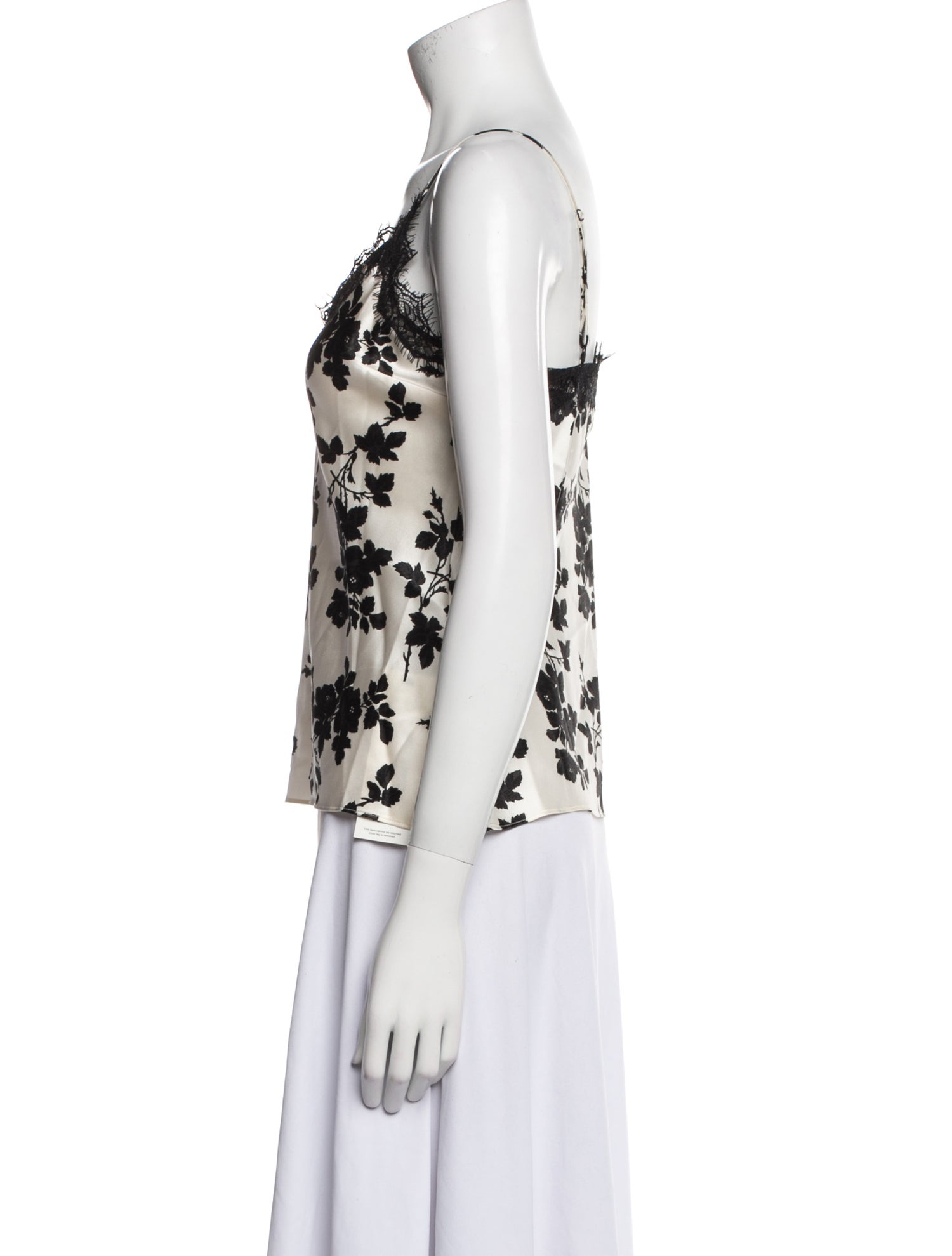 Veronica Beard Silk Floral Print Top