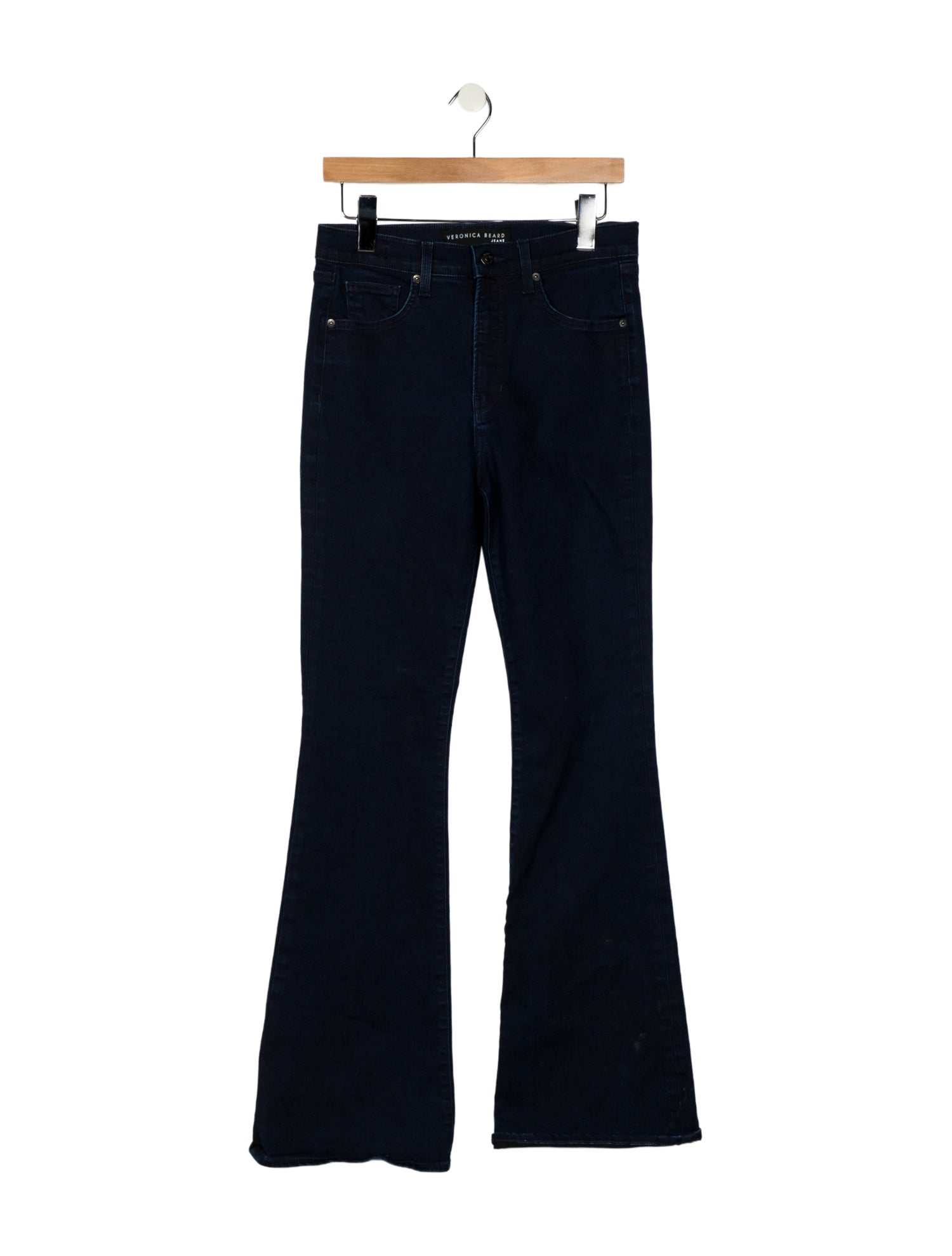 Veronica Beard High-Rise Wide Leg Jeans