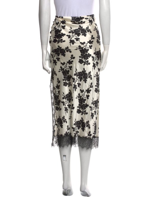 Veronica Beard Silk Midi Length Skirt