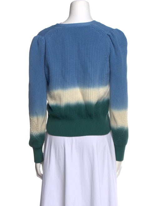 Veronica Beard Striped V-Neck Sweater