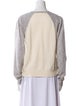 Veronica Beard Cashmere Colorblock Pattern Sweater