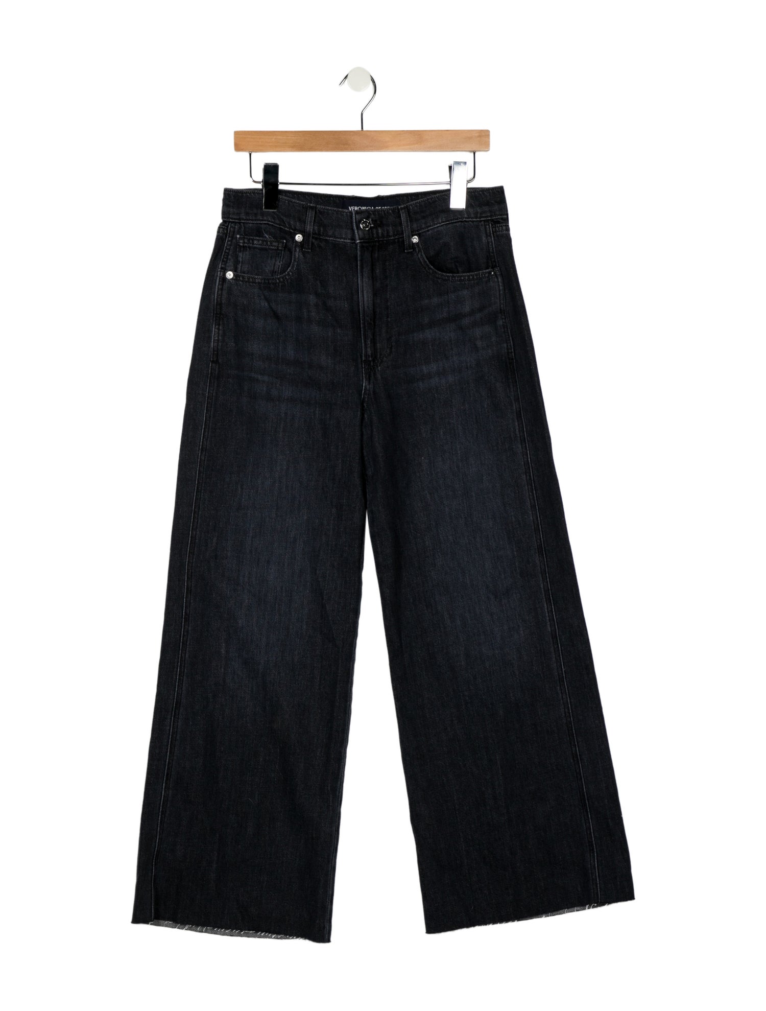 Veronica Beard High-Rise Wide Leg Jeans