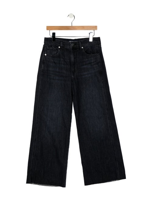 Veronica Beard High-Rise Wide Leg Jeans