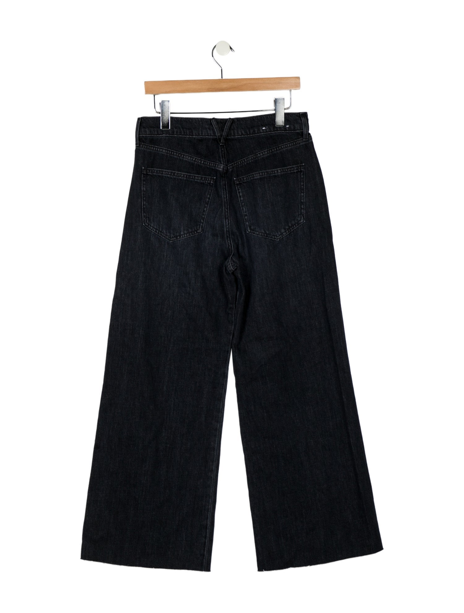Veronica Beard High-Rise Wide Leg Jeans