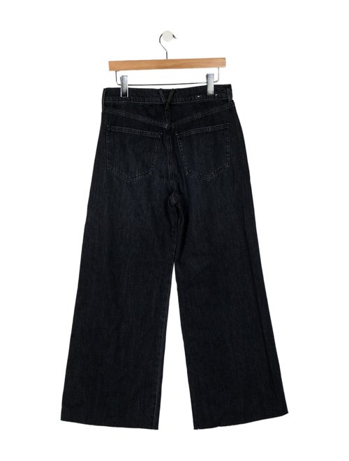Veronica Beard High-Rise Wide Leg Jeans