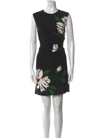 Veronica Beard Floral Print Mini Dress