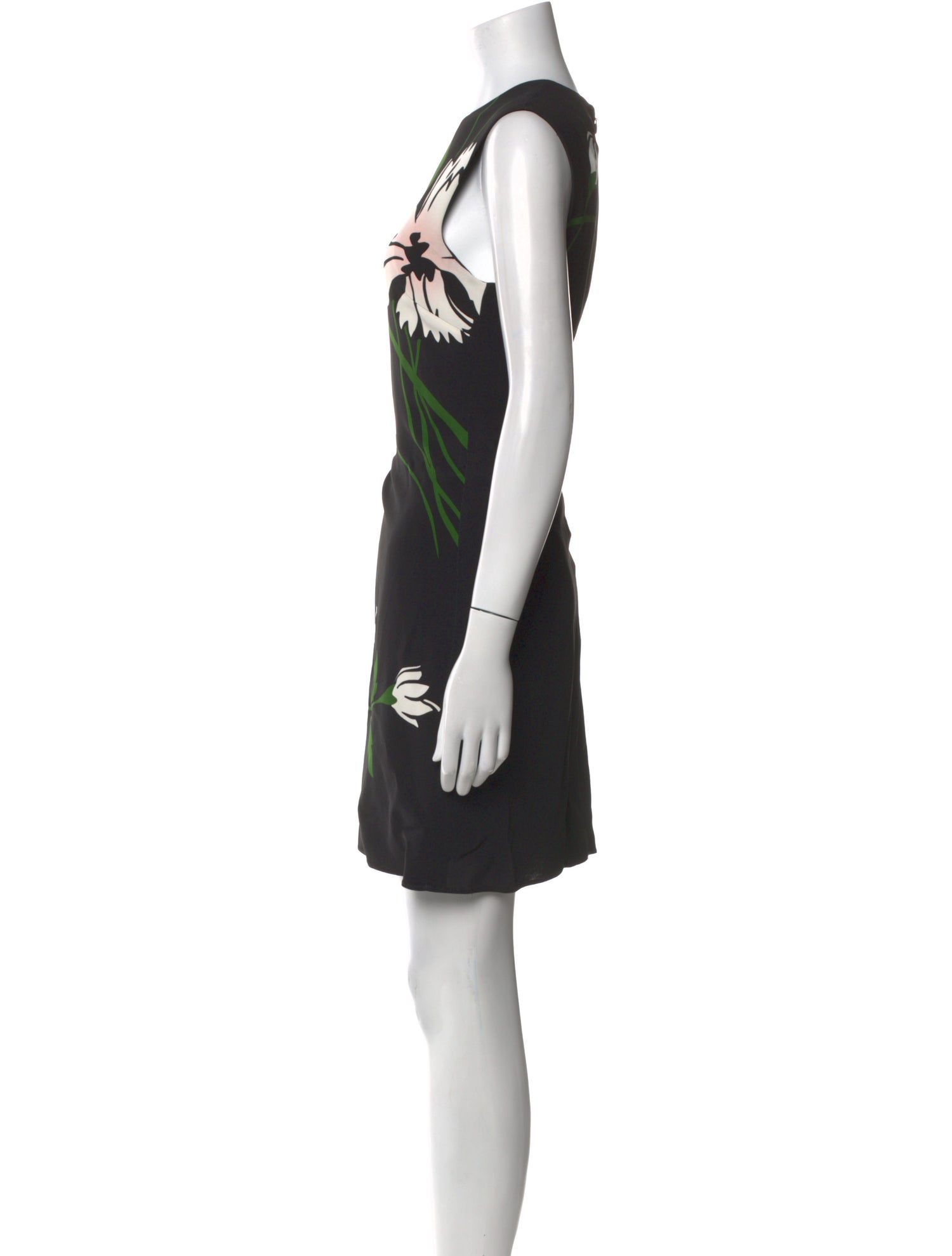 Veronica Beard Floral Print Mini Dress