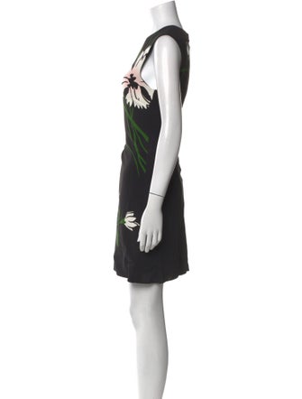 Veronica Beard Floral Print Mini Dress