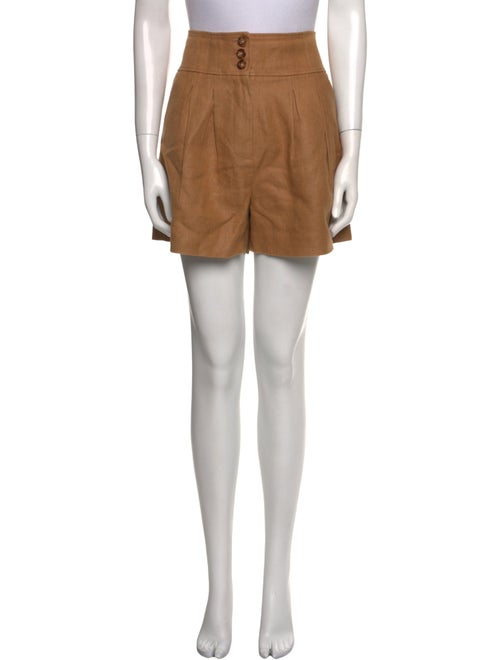 Veronica Beard Linen Mini Shorts