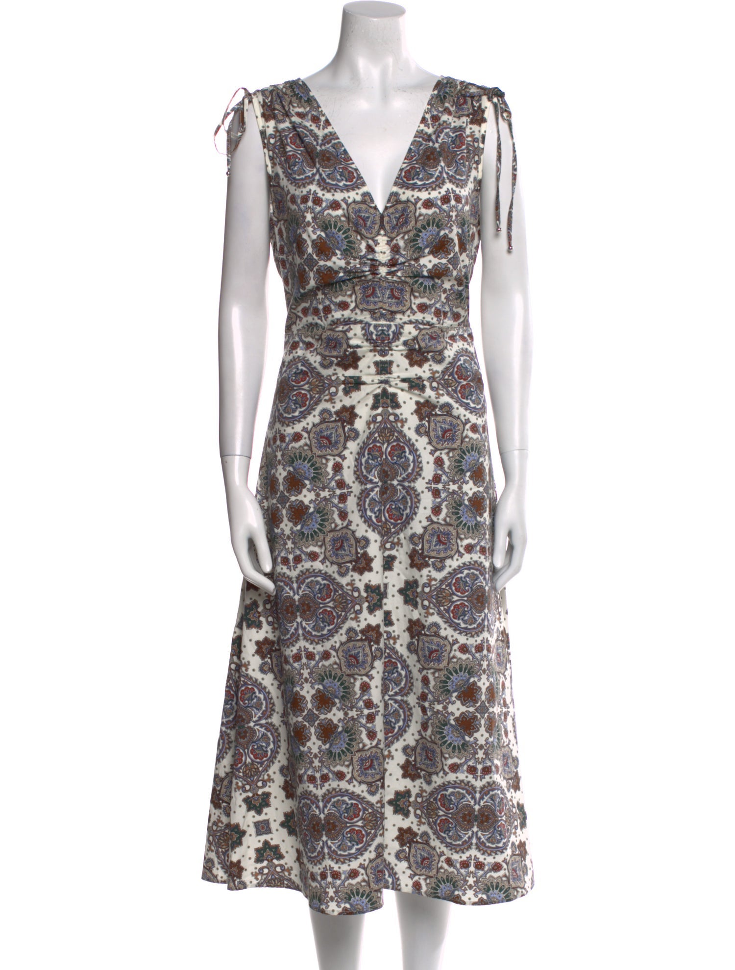 Veronica Beard Printed Midi Length Dress