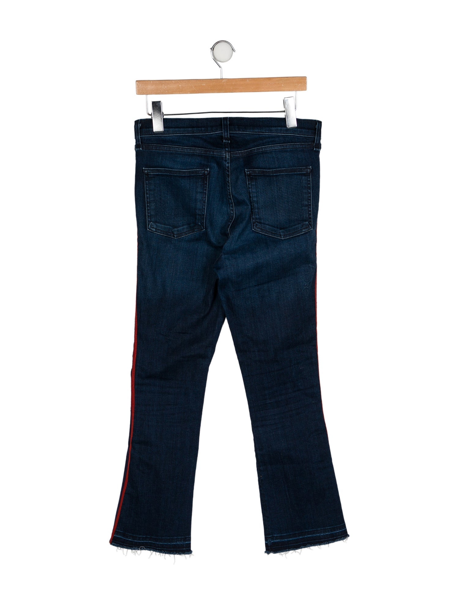 Veronica Beard Mid-Rise Straight Leg Jeans