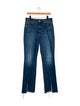Veronica Beard High-Rise Straight Leg Jeans