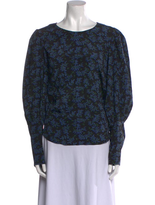 Veronica Beard Silk Floral Print Blouse