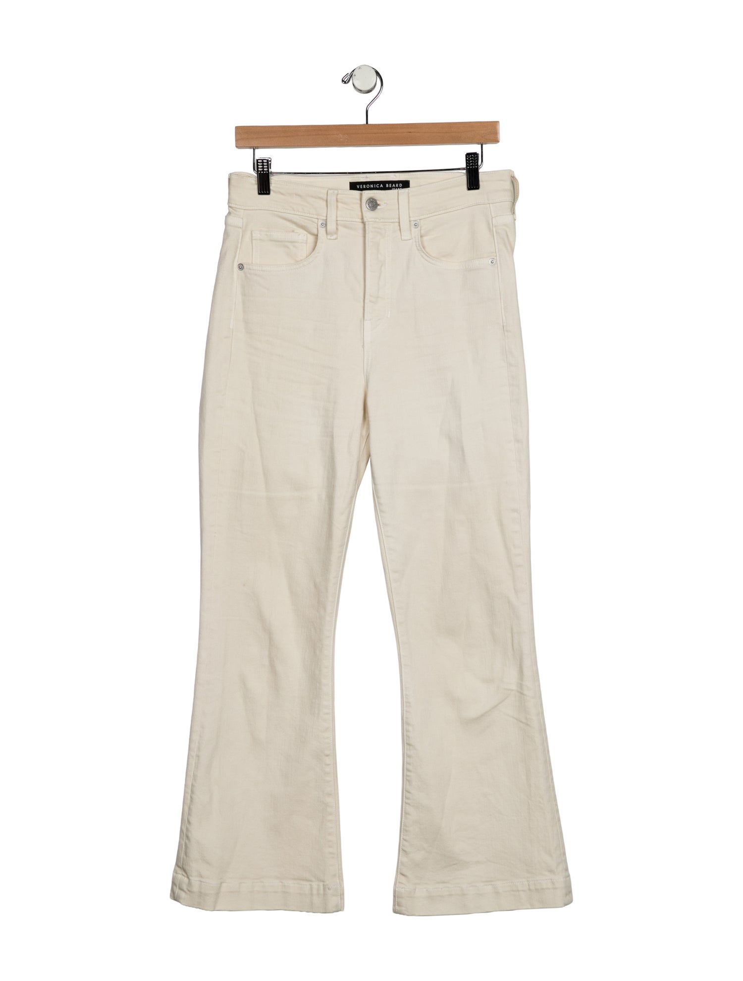 Veronica Beard High-Rise Wide Leg Jeans