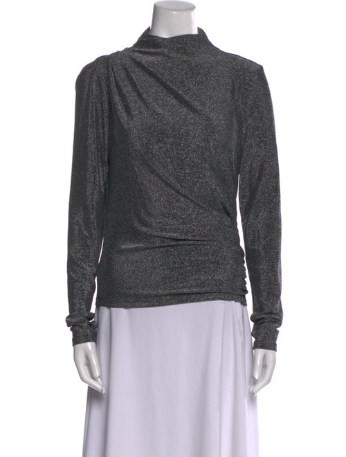 Veronica Beard Cowl Neck Long Sleeve Sweatshirt